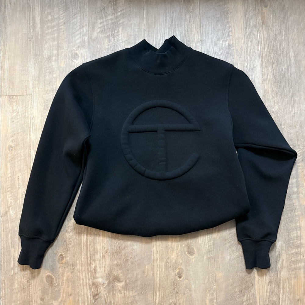 Telfar Black Cowl & Turtleneck Sweater